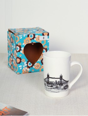 Landmark Print Mug With Gift Box